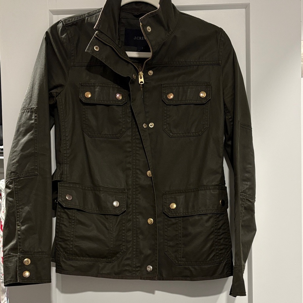 J. Crew Downtown field Jacket with Gold-Tone Hardware